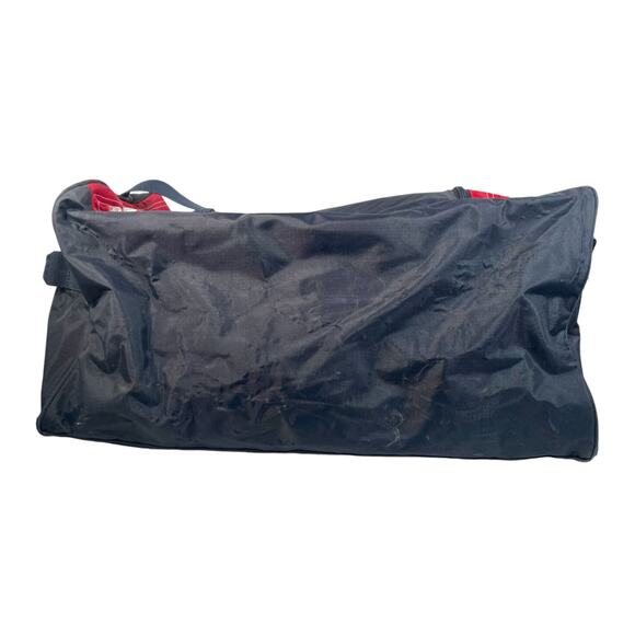 Vintage Tommy Hilfiger Duffle Bag Travel Gym Bag Large Spellout - Picture 4 of 16